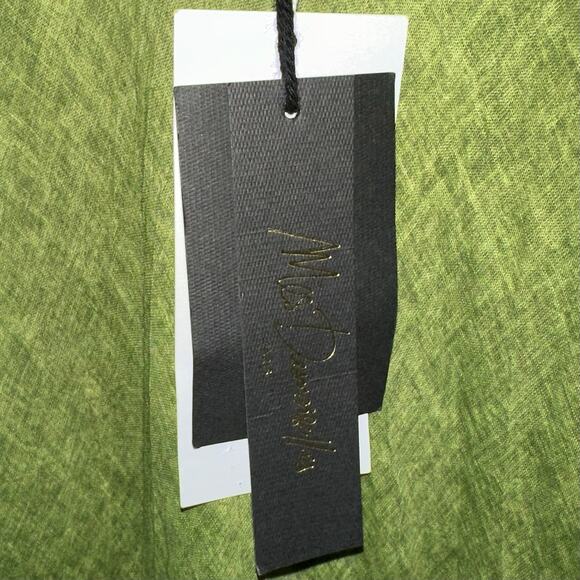 NWT Mes Desmoiselles Nuval Green Cotton Maxi Dress Size 38/US 6 - Picture 4 of 16